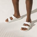 Birkenstock Arizona EVA, Zoccoli Unisex – Adulto, Bianco (White), 38 EU - 8