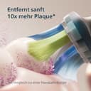 Philips Sonicare DiamondClean 9000 elektrische Zahnbürste, Schallzahnbürste mit App, Andruckkontrolle, 4 Putzmodi, 3 Intensitätsstufen, Ladeglas, Schwarz und Roségold, Zweierpack, Modell HX9914/57 - 4