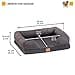 Ferplast Cuccia Cane e Gatto in Memory Foam, Cuscino Ergonomico e Ortopedico MEMOR-ONE, Sfoderabile e Lavabile in Lavatrice a 30°, 64 x 52 x h 16,5 cm, Grigio - 2