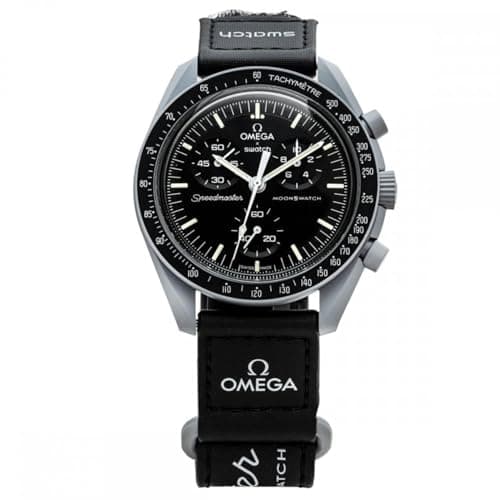 Swatch Omega Mission to The Moon Speedmaster nero, moderno, Nero , Moderno