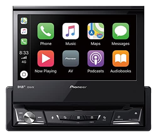 Pioneer AVH-Z7200DAB 1-DIN 7" flip-out touchscreen multimedia player, Apple Carplay, Android Auto, DAB/DAB+ Digital Radio, Waze (Via Apple CarPlay / Android Auto), Bluetooth and a 13-band GEQ