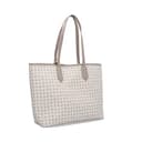 BORSA DONNA POLLINI HERITAGE SHOPPING BAG AVORIO/GHIACCIO TE8427 CO - 8