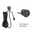 MASO, radar wireless per retromarcia auto con kit 4 sensori, sensore di parcheggio retromarcia auto con sistema radar sensibile, radar wireless per retromarcia auto DC 12V 0,3-2,0m/11,81-78,74in, Nero - 8