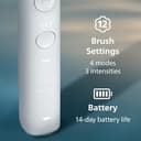 Philips Sonicare DiamondClean Smart 9400 Electric Toothbrush, Sonic Toothbrush with App, Pressure Sensor, Brush Head Detection, 4 Brushing Modes and 3 Intensity Levels, White, Model HX9917/88 - 8