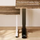 FLEXISPOT Escritorio Elevable Eléctrico Mesa Regulable en Altura 180x80 cm con 2 Potentes Motores Escritorio Estable Escritorio de pie Eléctrico Regulable en Altura con Función Memoria(Negro+Marrón) - 8