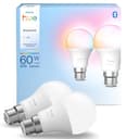 Philips Hue Essential Smart LED A60 Bulb, White and Color Ambiance, B22 Base, 8W, 2200K-6500K, 806 Lumens, Dimmable, Works with Alexa, Google Assistant, and Apple Home, 2 Pack - 1