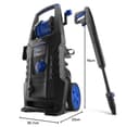 AR Blue Clean Idropulitrice ad Alta Pressione e-2DUALSPEED D con Dual Speed System, Sonda Sturatubi e Patio Cleaner (2200 W, 160 bar, 460 l/h) - 9