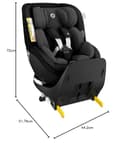 Maxi-Cosi Mica Pro Eco i-Size, 360°-Kindersitz mit ISOFIX, 0-4 Jahren, 40-105 cm, ClimaFlow, G-CELL-Seitenaufprallschutz, drehbarer Kindersitz, Neugeborene & Kleinkindsitz, Authentic Black - 7