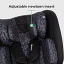 My Babiie MBCS200 360° Spin R129 Baby Car Seat – Top Tether, ISOFIX, Birth to 12yrs (40-150cm), i-Size, ERF, Group 0+/1/2/3, Rotating 360 Swivel - Black Leo - 8