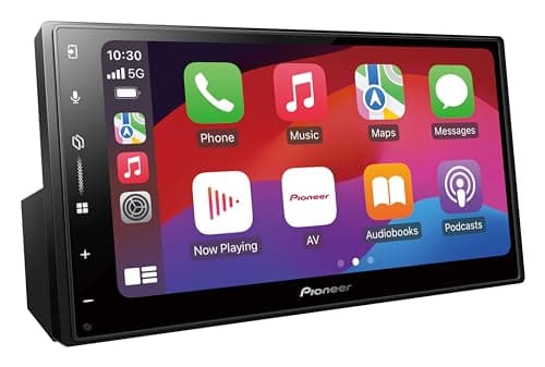 Pioneer SPH-DA77DAB - Media center 2DIN, pannello touch capacitivo da 6,8", con Wi-Fi, Bluetooth, Apple CarPlay, Android Auto e DAB+, equalizzatore grafico a 13 bande