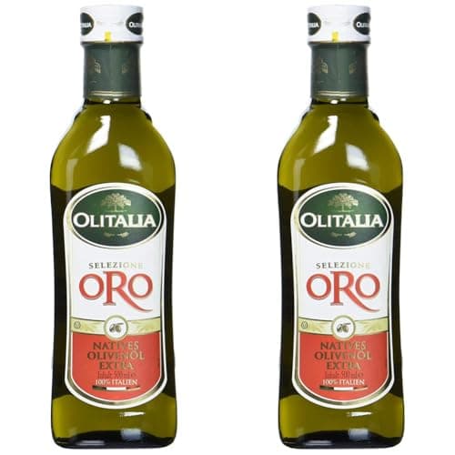 Olitalia Extra Virgin Olive Oil, First Grade Bottle, Pack of 2 (1 x 500 ml)