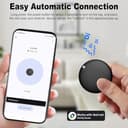 Air Tags-Android Smart Tag, Bluetooth Tracker, Compatible with Google's ‘Find My Device’ App (Android Only) for Keys, Luggage, Backpacks, Purses, and Other Items (Black, 4 Pack) - 7