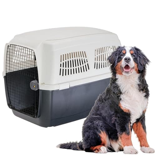 Ferplast Clipper 7 Dog Transport Box, IATA Approved Dog Transport Box, Large Dog Transport Box Max 60 kg