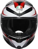 AGV K6 S Karve Casco, nero opaco/rosso/bianco, XL (61/62) - 7