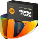 Everalo Visiera Compatibile con Shoei Nxr 2 - Z8 - Xspr Pro - X15 - Cwr F2 (Rosso Cromo) - 1