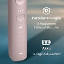 Philips Sonicare DiamondClean 9000 elektrische Zahnbürste, Schallzahnbürste mit App, Andruckkontrolle, 4 Putzmodi, 3 Intensitätsstufen, Ladeglas und USB-Transporttasche, Rosa, Modell HX9911/29 - 7