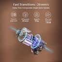 FLEXISPOT QN1 140 * 60cm Electric Height Adjustable Standing Desk Sit Stand Up Desk with Backpack Hook Memory Smart Panel, Black - 6