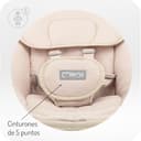 Mecedora MoMi KENANI SAND para niños de hasta 9 kg, con pantalla LED, mando a distancia, Bluetooth, arnés de 5 puntos, barra y juguetes, alimentada por pilas y/o electricidad - 7