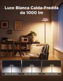 Govee Lampada da Terra Uplighter Tri-Zone Independent, Lampada Illuminazione Ondulata RGBIC, Fnziona con Matter e Alexa, 80+ modalità scena, 1000LM, 2700-6500K, Ideale per Soggiorno, Camera da Letto - 4