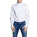 Armani Exchange Long Sleeve Stretch Cotton-Satin Button Up, Camisa, - 1
