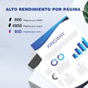 KINGWAY PGI-580 CLI-581 XXL Cartuchos de Impresora Compatibles con Canon 580XXL 581XXL Cartuchos Multipack para Pixma TS6350 TS705 TS8350 TS8352 TS9550 TS6351 TS8351 TR8550 TR7550 TS9150 TS9551C 15P - 3