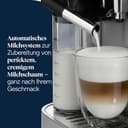De’Longhi Magnifica Evo Next - Perfetto Kaffeevollautomat mit LatteCrema-Milchaufschäumer, 13 One-Touch-Getränke, Coffee- und Cappuccino Kaffeemaschine, farbiges Touch-Display, Titan (ECAM312.80.SB) - 6