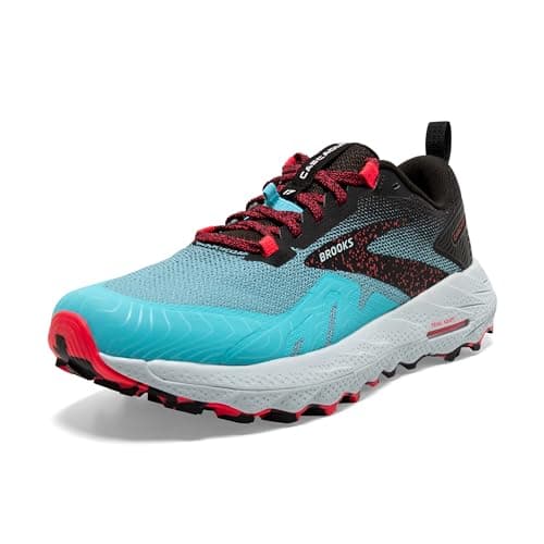 Brooks 1203921B487 Cascadia 17 Donna, Bluefish/Black/Diva Pink EU 37.5