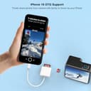 [Apple MFi Certified] USB C SD Card Reader, SD Card Reader Adapter with Dual Slots for iPhone 17 16 15 Pro Max iPad MacBook, USB Type C High-Speed Trail Camera Viewer Memory Card Reader, Plug and Play - 3