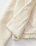 someday Damen Jacke | NISABEL Regular verkürzter Blouson aus Bouclé Soft Cream, 36 - 8