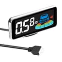 Shkalacar Sensores Aparcamiento Coche, Aparcamiento Coche Kit con 8 Sensores, Sensor Aparcamiento Coche Detección de Distancia, Pantalla LCD de Distancia, Zumbador de Advertencia de Sonido - 5