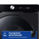 Samsung Lavatrice AI Control WF20DG8650BV/U3 Libera installazione, 20 Kg, Wifi, Ecobubble, AI Wash, Vapore Igienizzante, Carica Frontale, Corpo: Bianco, Oblò: Nero, 68,6l x 98,4h x 87,5p cm - 7