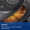 Philips Airfryer Serie 3000: freidora de aire con ventana, tecnología RapidAir Plus, 16 modos, 90% menos grasa, fácil limpieza, pantalla táctil y ahorro energético (NA330/00) - 3