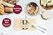 Breakfast Board Natural Wood – Personalised Engraving – Letter Name – Gift Idea Personalised – 22 x 12 – Wood - 5