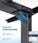 MAIDeSITe höhenverstellbarer Schreibtisch elektrisch mit 2 starken Motoren, tischgestell höhenverstellbar 3-stufige sowie auch 4 Memory-Steuerung mit Sitz-Steh-Erinnerungs - T2 Pro Plus - 5