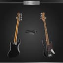 Rocktile Pro JBS50-BK Basso Elettrico a 5 Corde - JB-Style a 5 corde con corpo in tiglio - Manico in acero e tastiera in acero - 2x Single Coil pickup - 2x Volume, 1x Tone - Mensura 34" - Nero - 7