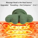 HIHOBDAY Massaggiatore per collo e spalle, a forma di mano per tessuti profondi 4D, con terapia del calore, dispositivo portatile per massaggio elettrico per alleviare il dolore - 3