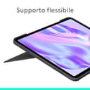 Logitech Combo Touch per iPad Pro da 13 pollici (M4)(2024) Custodia con tastiera - Tastiera staccabile retroilluminata con supporto, digitazione comoda, modalità multiuso, Layout ITA QWERTY - Grafite - 2
