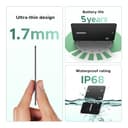 UGREEN FineTrack Slim G Compatible with Find Hub (Android Only), Wallet Tracker with 1.7mm Thick, 5-Year Battery Life, IP68 Waterproof Android Tracker Tag Compatible with Pixel 10/Galaxy S25, ect. - 4