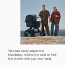 Bugaboo Fox 5 Renew All-Terrain Stroller, 2-in-1 Baby Pushchair, Full Suspension, Easy Fold, Extendable Toddler Seat, One-Handed Manoeuvrability, Black Chassis and Cocoa Brown Canopy - 3