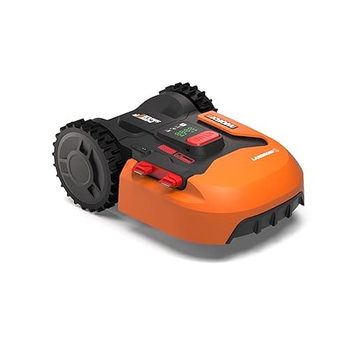 WORX Landroid S WR184E Robotic Lawnmower for Gardens up to 400 m2-35% Incline – with WLAN Connection & Floating Mowing Deck – App Control - Multi-Zone Programming – AIA Intelligent Navigation