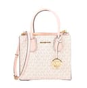 Michael Kors MERCER MEDIUM MESSENGER CROSSBODY SATCHEL POWDER BLUSH MULTI - 1