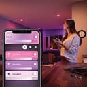 Philips Hue White and Color Ambiance, Faretto LED Smart GU10, Luce Bianca e Colorata, 350lm, Compatibile con Bluetooth, controllo vocale con Alexa, Apple Home e Google Assistant, pack da 3 - 8