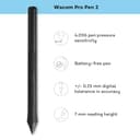 Wacom Intuos Medium Tavoletta Grafica – Tablet con Penna per Dipingere, Disegnare ed Editare Foto con penna sensibile alla pressione, Adatta per l’Home Office e l’E-Learning, Nero - 5