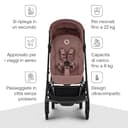 Bugaboo Butterfly 2 Passeggino Leggero da Viaggio Dimensioni Cabina, Portatile, Piegabile con Una Mano, con Seduta Reclinabile, Cestino Portaoggetti e Tracolla - da 6 Mesi a 4 Anni - Dusty Pink - 3