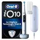 Oral-B Spazzolino Elettrico Ricaricabile iO 10 Bianco, 1 Spazzolino Elettrico, 1 Testine di Ricambio, Custodia Da Viaggio Ricaricabile, iO 10, Pulizia Denti, Sensore di Pressione, Gengive Protette - 1