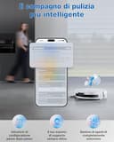 ECOVACS DEEBOT X11 PRO OMNI Robot aspirapolvere lavapavimenti, tecnologia PowerBoost, copertura 1.000 m², aspiraz. BLAST 19.500 Pa, OZMO ROLLER 2.0, AGENTE YIKO AI, TruePass 4Wd, Bianco - 9