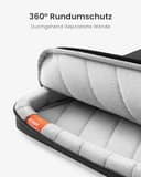 tomtoc 360° Laptop Tasche Hülle für Neu 14-Zoll MacBook Pro M5 Pro/Max (2026), M5/M4/M3/M2/M1, Wasserabweisend Laptoptasche 14 Zoll Platz für Ladegerät/Maus, 13,5-14 Zoll Dauerhaft Notebooktasche - 4