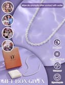 Dochais Collana Argento 925 Donna Ragazze 2mm/3mm Catenina Argento 925 Donna Uomo Sottile 41/46/51/56 cm Collane Minimaliste Regali Gioielli - 7