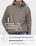 Kapten & Son Everyday 3in1 Funktionsjacke Taupe M | Regenjacke Damen & Herren Beige mit herausnehmbarer Fleecejacke | Outdoor Jacke mit 10.000 mm Wassersäule, aktungsaktiv, winddicht - 4