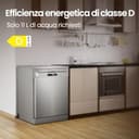 Midea MFD60S200X.1-IT Lavastoviglie Libera Installazione con 14 coperti, 8 Programmi, Display a LED, Partenza Ritardata, Funzione di Mezzo Carico, Asciugatura Extra - Inox - 5